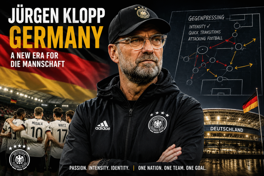 Jürgen Klopp Germany head coach during his official unveiling