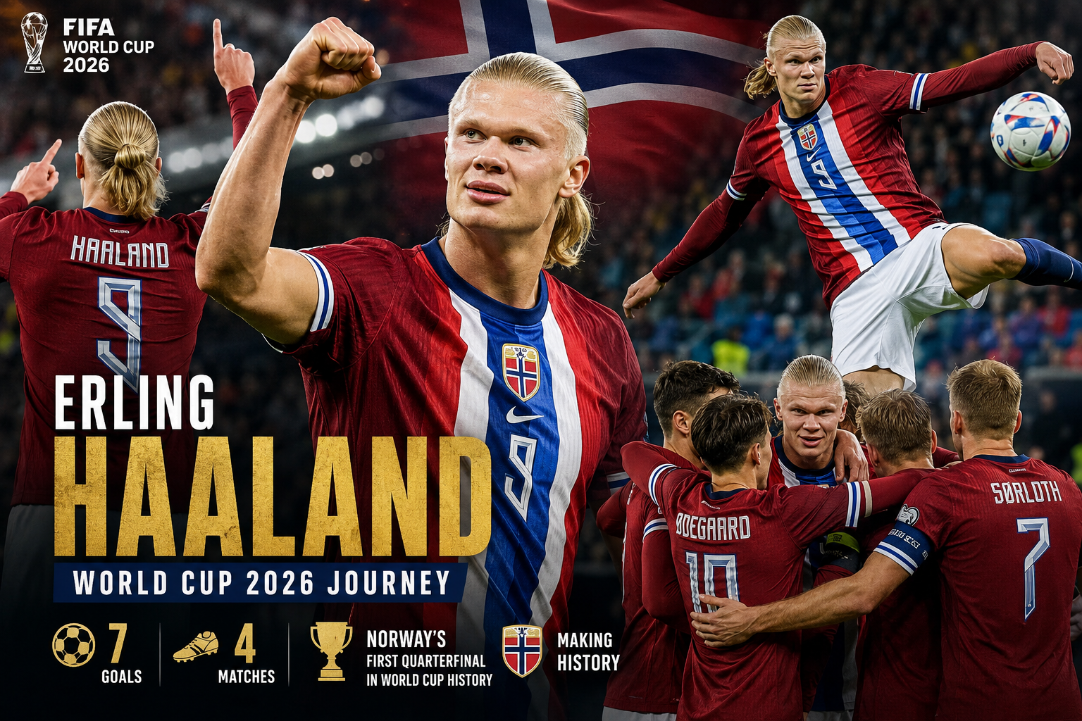 Erling Haaland’s Historic FIFA World Cup Journey