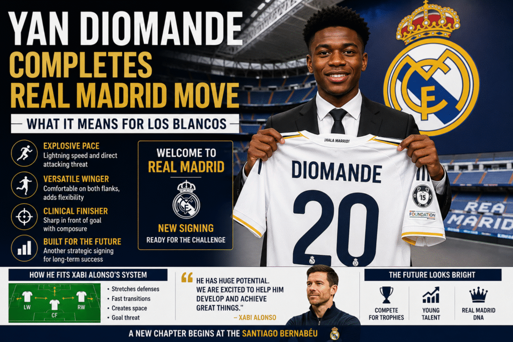 Yan Diomande Signs for Real Madrid
