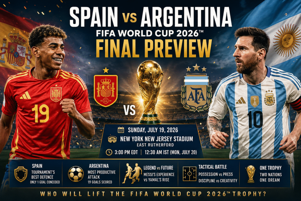 Spain vs Argentina Final Preview FIFA World Cup 2026 Final