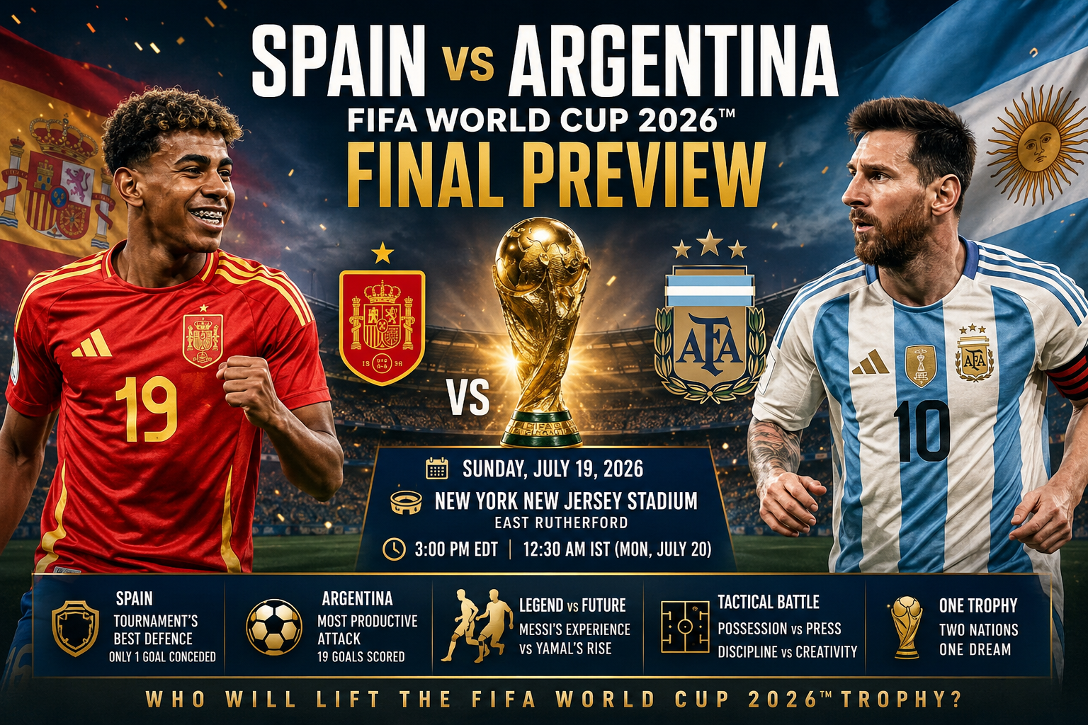 Spain vs Argentina Final Preview FIFA World Cup 2026 Final