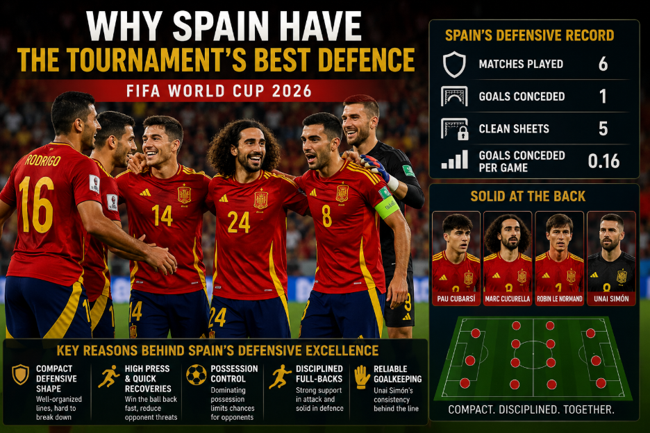 Spain Best Defence World Cup 2026