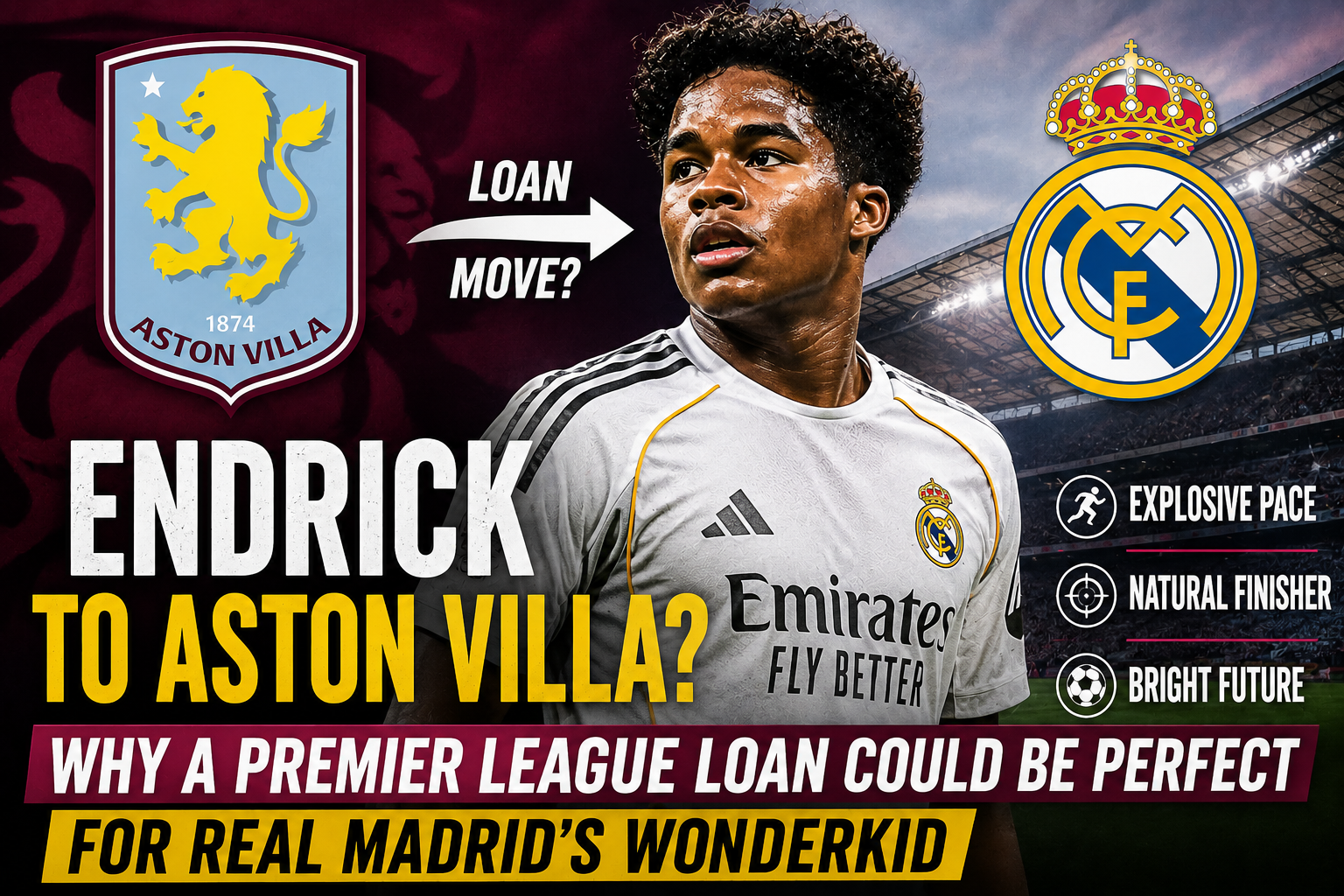 Endrick to Aston Villa transfer speculation