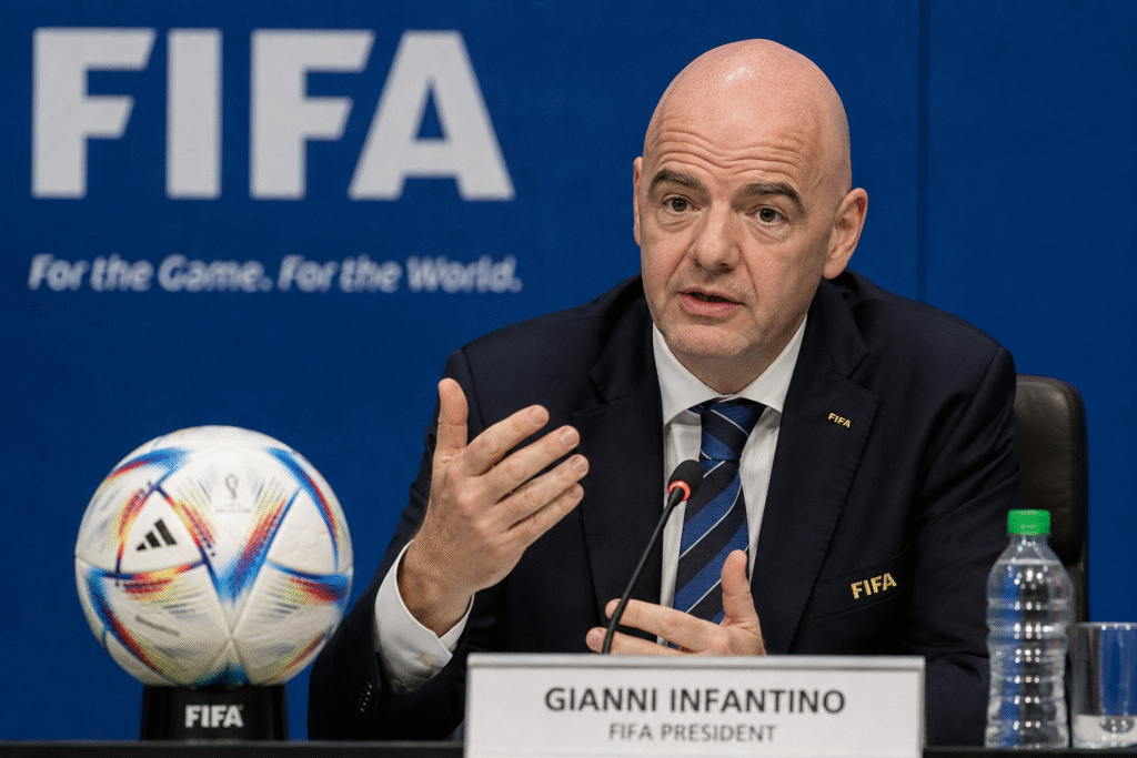 Gianni Infantino FIFA Crisis during FIFA Congress speech