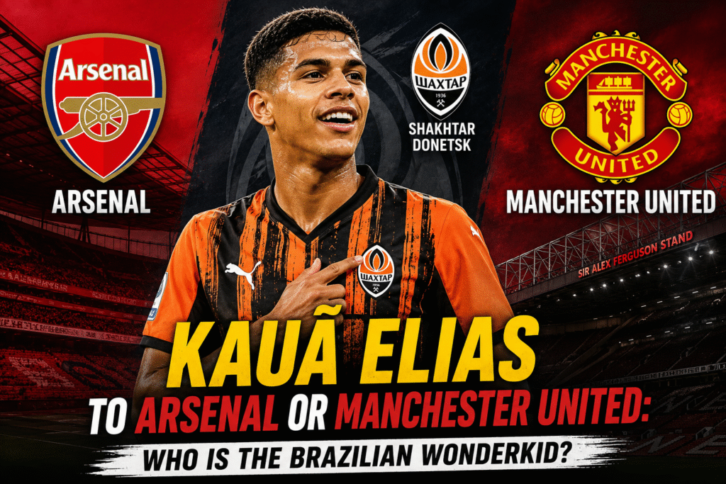 Kauã Elias Arsenal transfer target for Shakhtar Donetsk