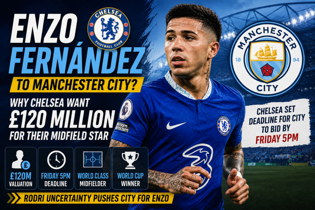 Enzo Fernandez to Man City transfer