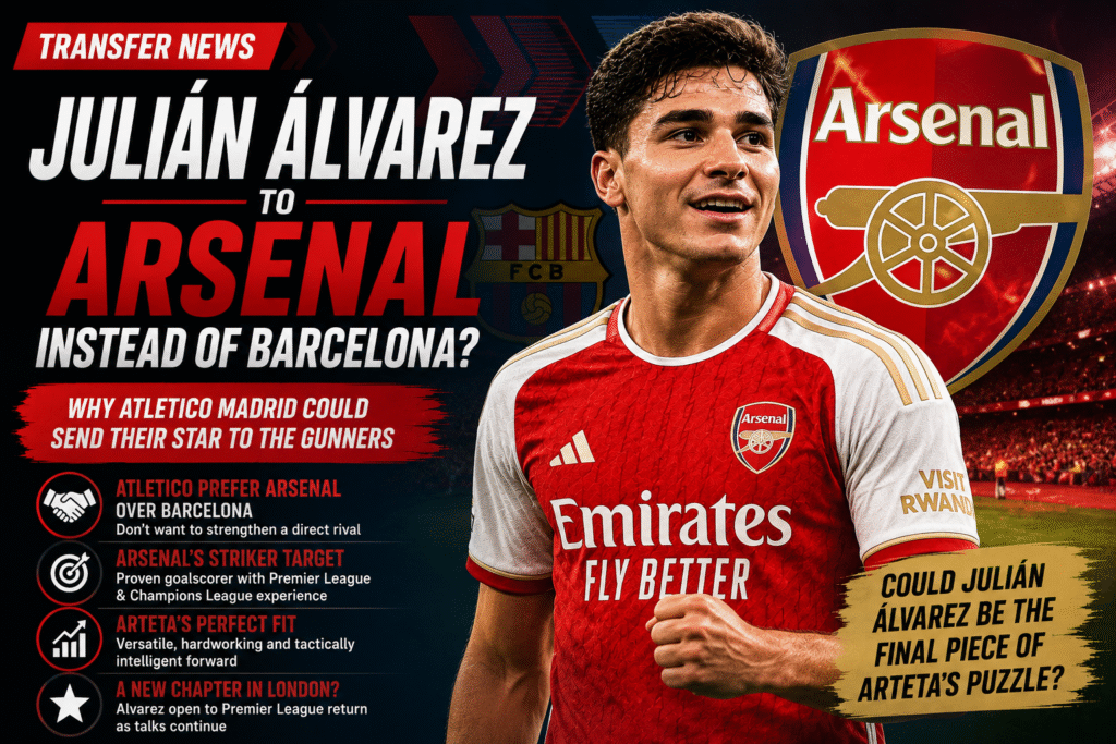 Julián Álvarez to Arsenal transfer