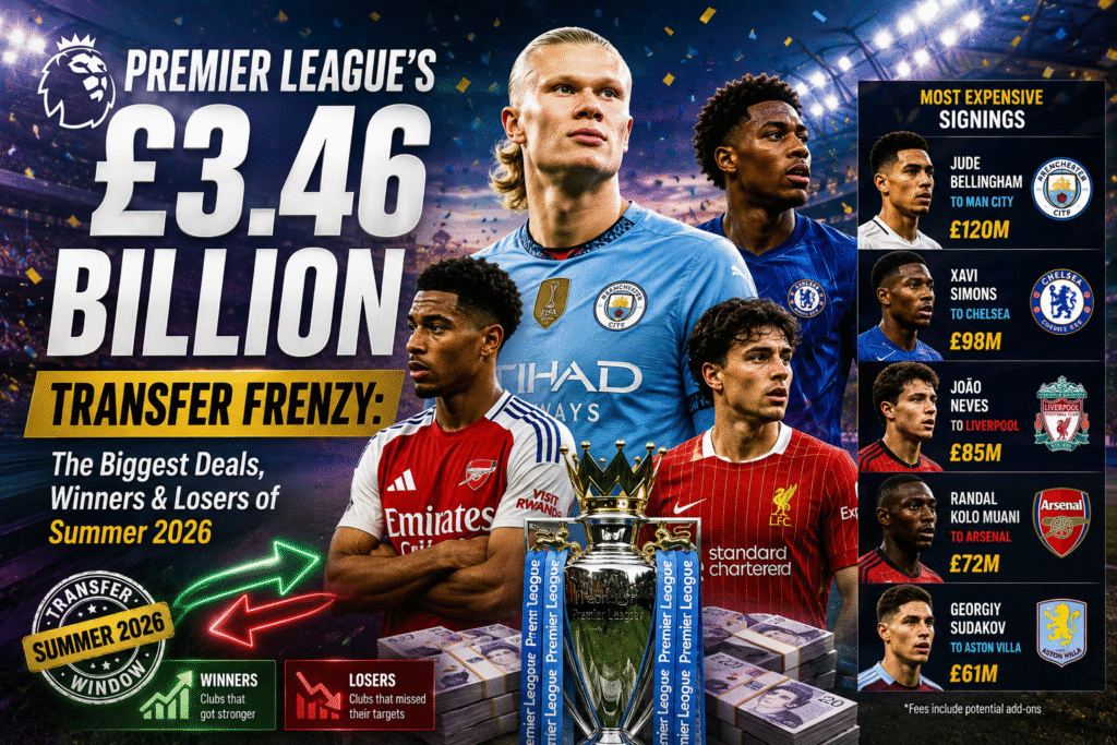 Premier League Transfer Window 2026: Biggest Deals & Winners