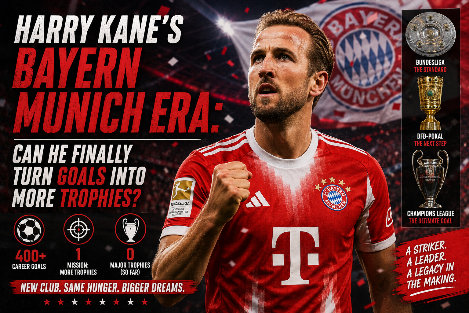 Harry Kane - Bayern Munich Era: Can He Finally Turn Goals Into More Trophies?