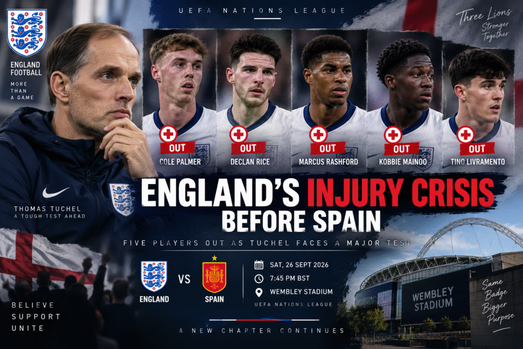 England Spain injuries ahead of UEFA Nations League