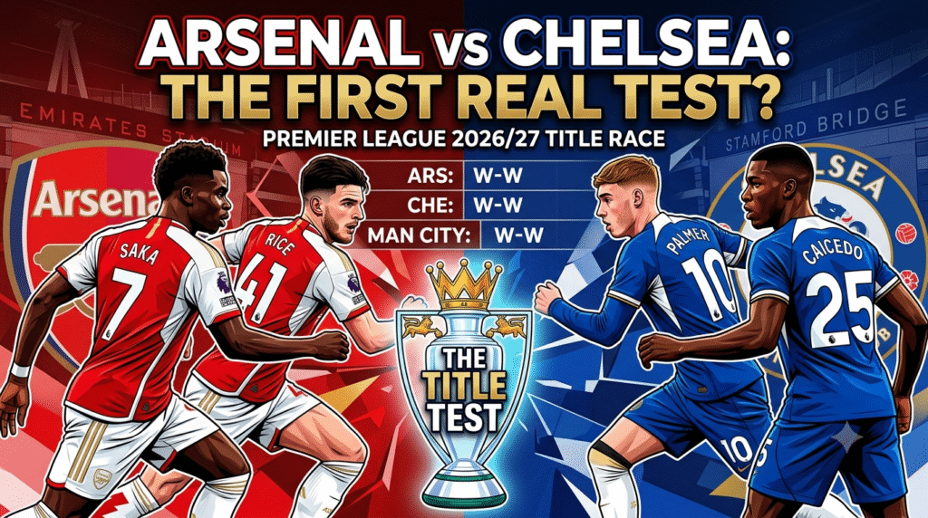 Arsenal vs Chelsea: First Real Title Test of 2026/27?