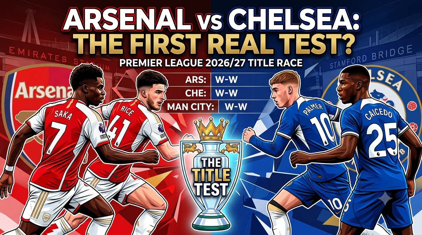 Arsenal vs Chelsea: First Real Title Test of 2026/27?