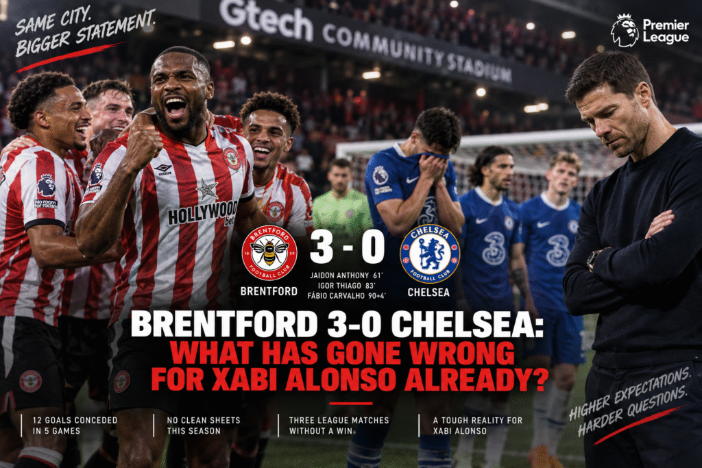 Brentford 3-0 Chelsea Premier League match