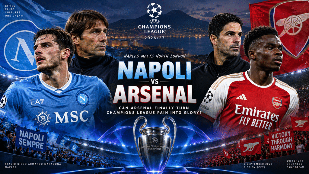 Napoli vs Arsenal Champions League 2026/27 preview at Stadio Diego Armando Maradona