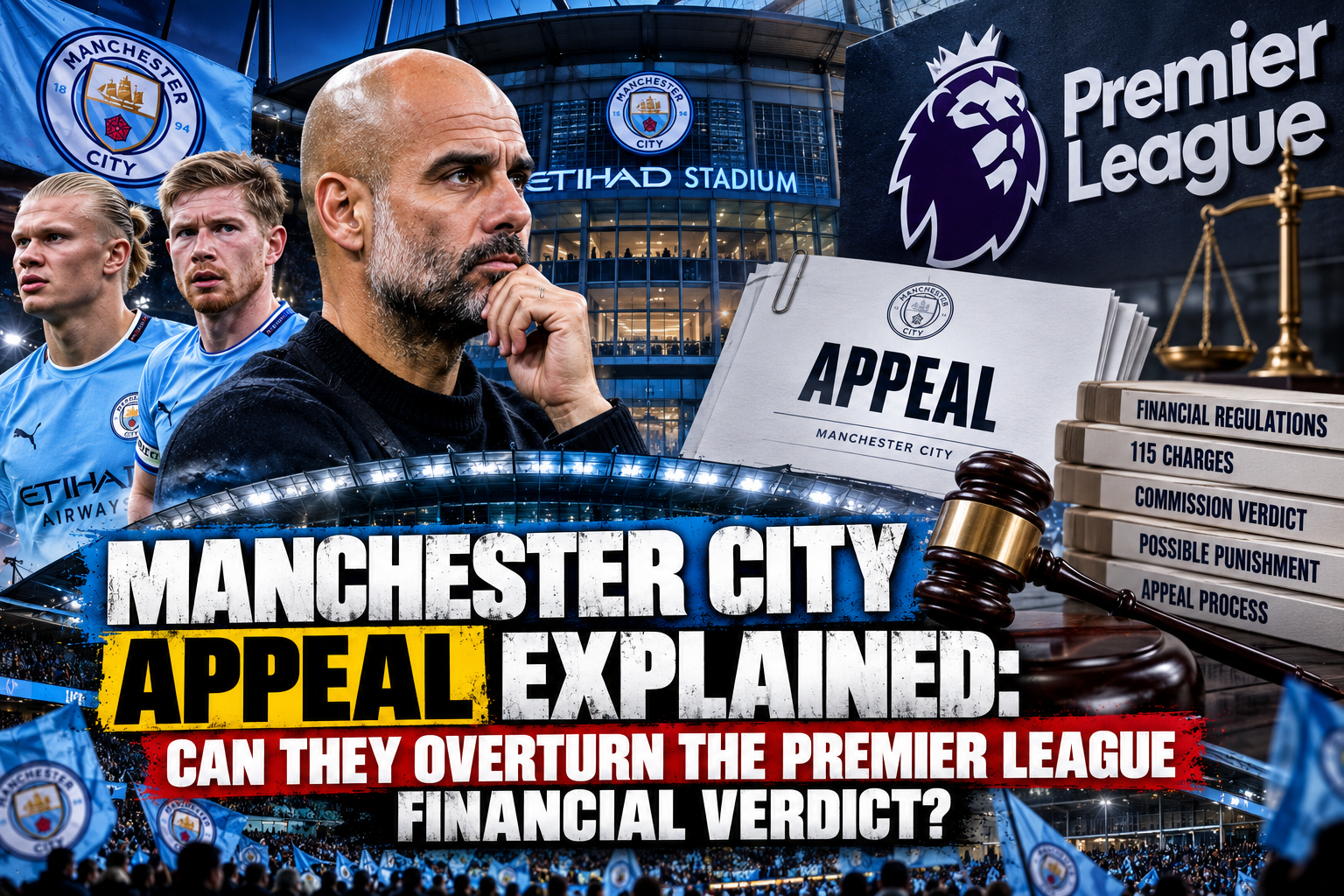 Manchester City appeal Premier League financial verdict