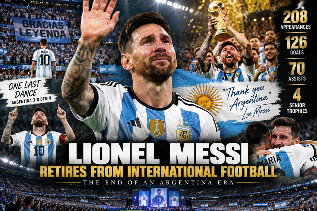 Lionel Messi retirement Argentina farewell