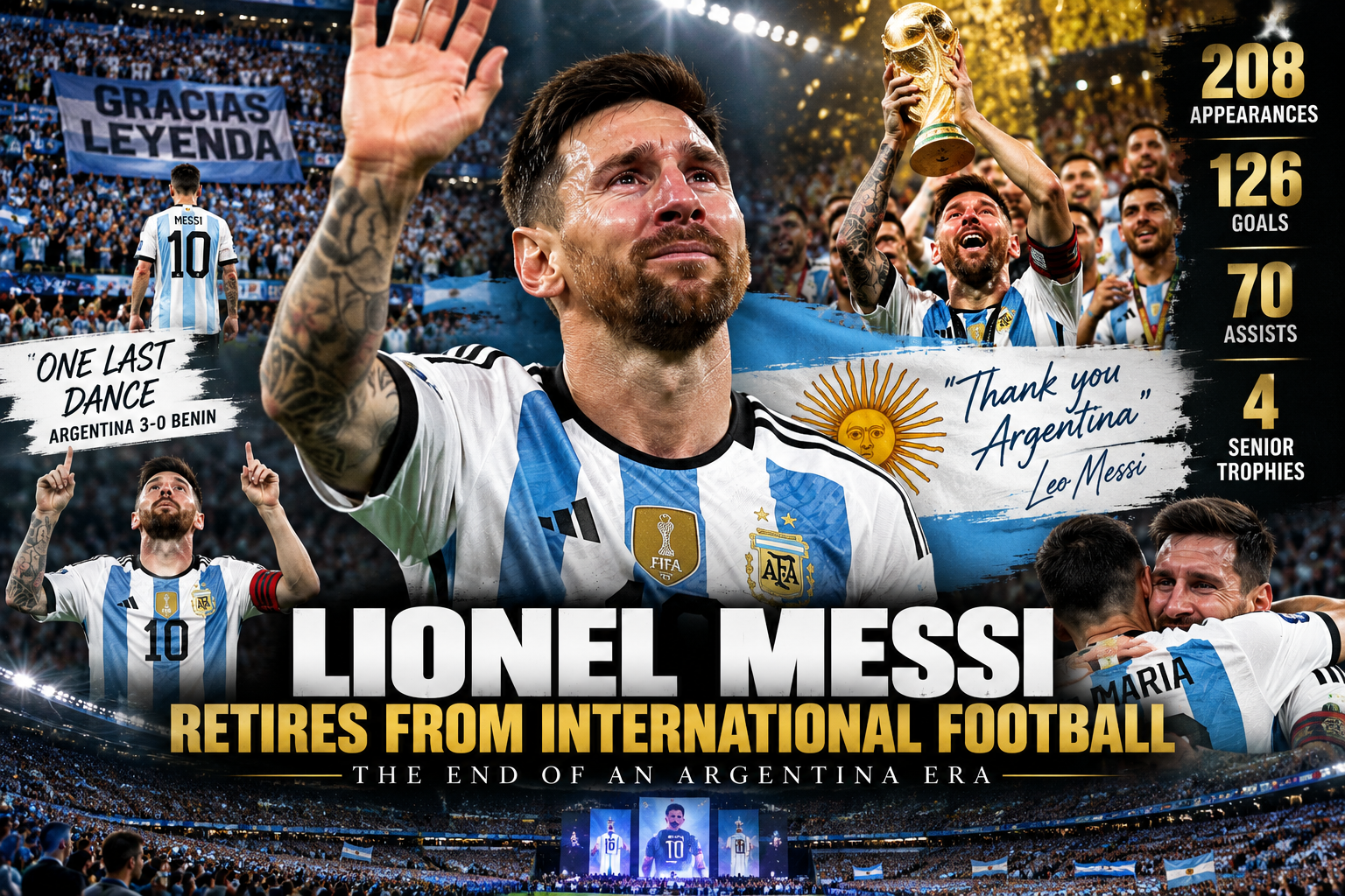 Lionel Messi retirement Argentina farewell