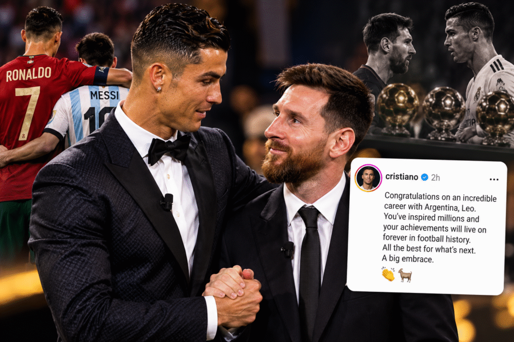 Cristiano Ronaldo tribute to Messi after Argentina retirement