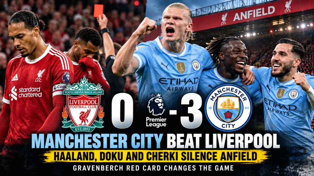 Liverpool vs Manchester City Premier League match preview at Anfield